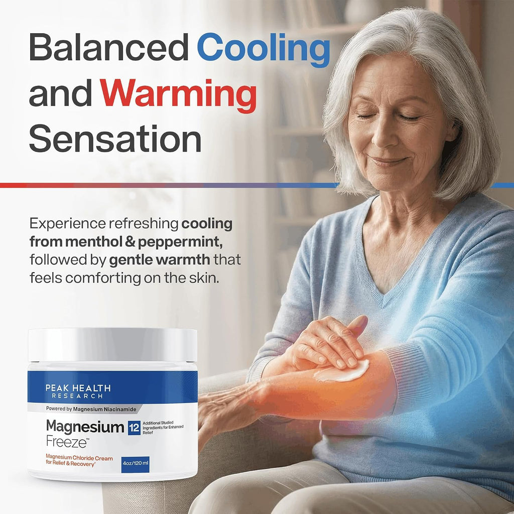 Balanced cooling and warming sensation from menthol, peppermint and Hotact VBE